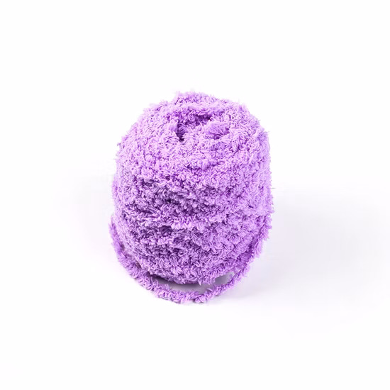 Filato in microfibra di poliestere Kingeagle Factory Filato in pelliccia fantasia