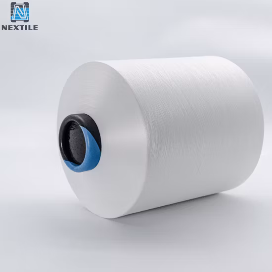 Filato CVC in poliestere misto cotone bianco grezzo di fabbrica 60/40 55/45 50/50